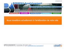 Tablet Screenshot of bonneau-assainissement.fr